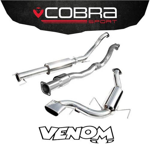 Cobra exhaust turbo back - exhaust, 3"