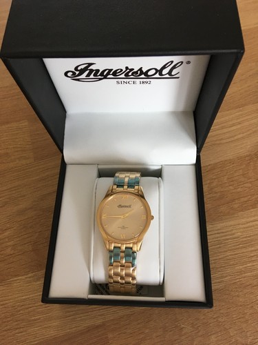 Ingersoll gents gold - gold, plated
