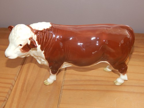 Beswick polled hereford bull - polled,
