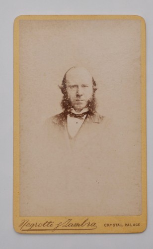 Cdv man with - of, a