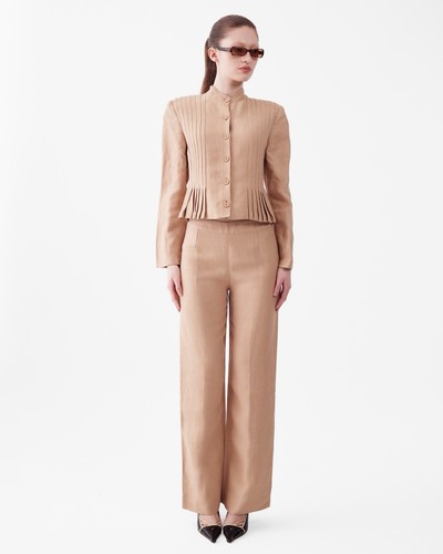 Vintage tan valentino - tan, suit