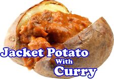 Baked Jacket Potato with curry