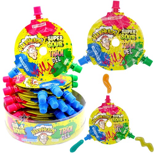 Warheads super sour trio - warheads, fruit