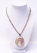 Large Oval Antique Gold