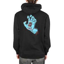 Santa Cruz Screaming Hand Chest Pullover Hoodie - Black