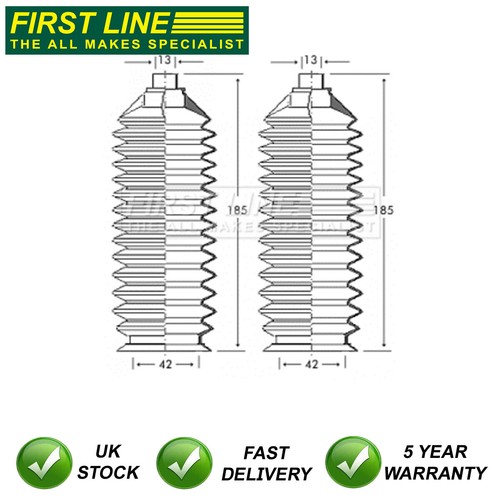 Steering rack boot set front - boot,