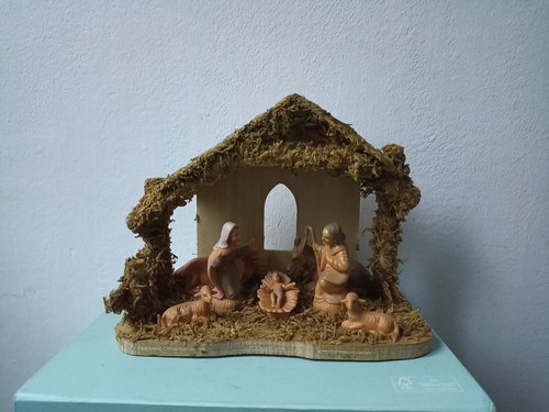 Vintage christmas nativity - vintage,