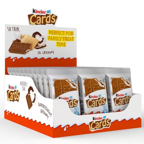 Ferrero kinder cards wafer - kinder,