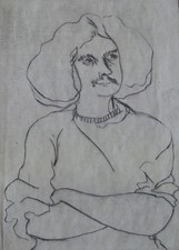 Pino della Selva (1904-1991) (30) - engraving - portrait