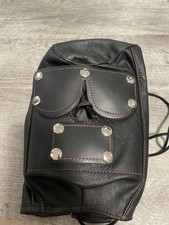 Vintage  Leather Hood Padded