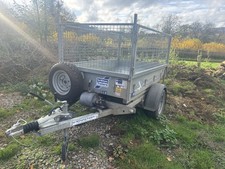 Ifor Williams TT2012 Tipping Braked Trailer Mesh Sides Tarpaulin Good Condition