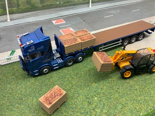 Scale potato tattie boxes - 1:76, potato/tattie