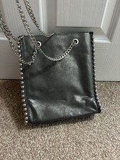 Zara Silver Grey Faux Leather