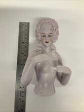 Porcelain Nude Half China Doll