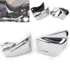 Chrome Side Battery Cover Protect Fit For Yamaha V Star 650 XVS650 DragStar 650