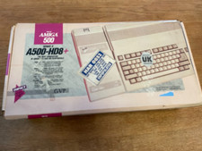 Amiga 500 Series II HD8+ Hard Disk + Ram Subsy 52mg HD 8mg Ram Board unpopulated