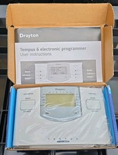 DRAYTON TEMPUS 6 - 24HR / 5-2 DAY HEATING & HOT WATER PROGRAMMER New