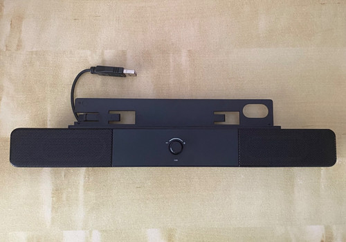 Black flat panel speaker - flat,