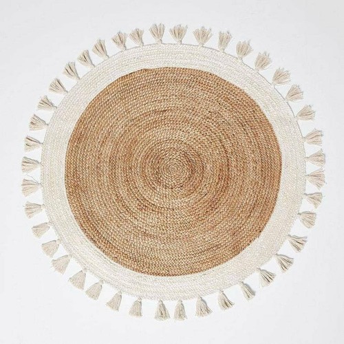 Round rug 100 natural jute - 100%,