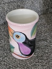 Italian Made Toucan Wine Bottle Cooler/ Utensil Holder Vintage