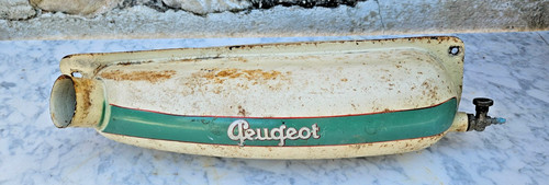 Vintage peugeot moped tank - moped,