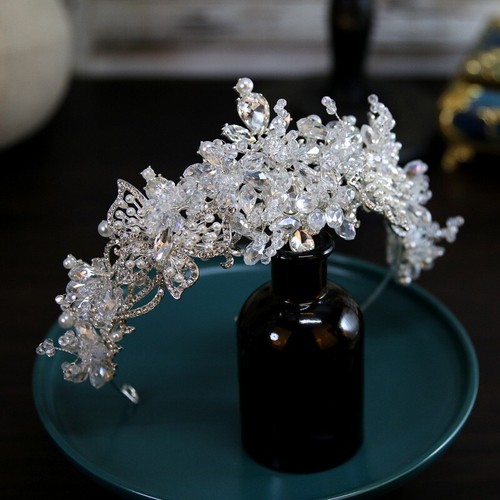 Silver crystal bridal - cz,