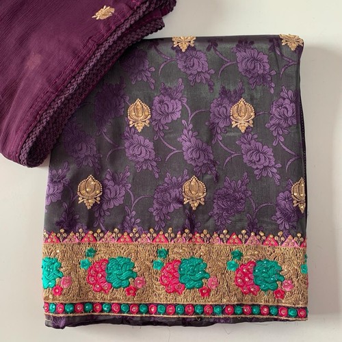 Unstitched suit punjabi - suit,