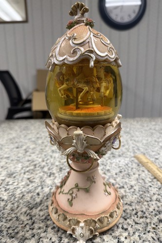 Vintage music box - vintage, carousel