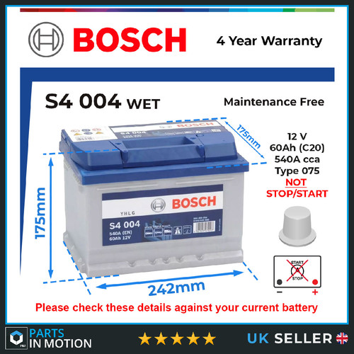 Car battery s4004 - car,