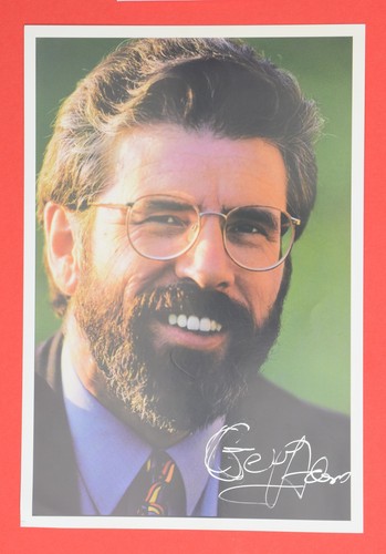 Autograph gerry adams - gerry,
