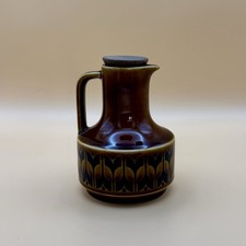 Vintage Hornsea Heirloom (Brown) Oil/Vinegar Jug with Stopper