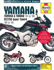 1989-1995 Yamaha TDM850 TRX850 XTZ750 Super Tenere Service Repair Manual 0112 SC
