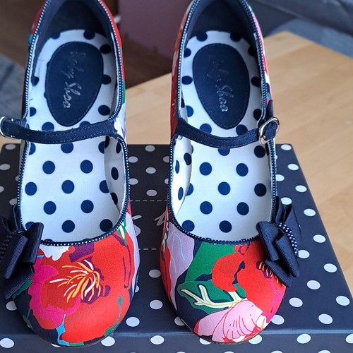Ruby shoo celia floral - ruby, mary