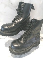 Grinders Herald Black Leather