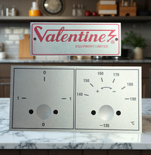 Valentine Fryer Switch And Thermostat Plate, Valentine Sign