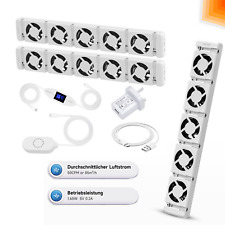 Low Power Radiator Fan Compact Portable Re-Chargeable Heat Distributor Energy UK