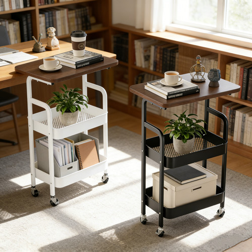 Tier storage trolley cart - storage,