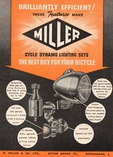Vintage Miller Cycle Dynamo