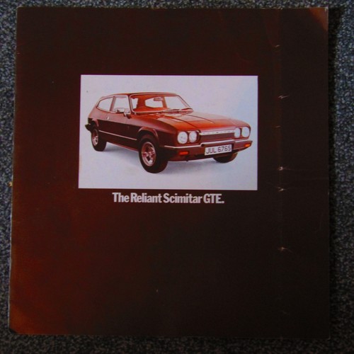 Reliant scimitar gte market - reliant,