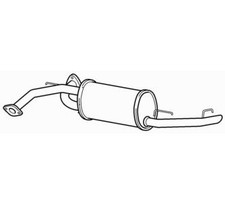 Rear Exhaust Silencer Back Box