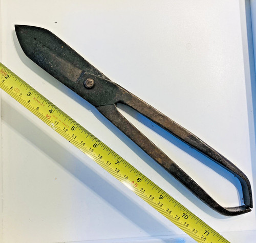 Vintage tin snips cutters - tin,