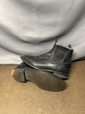 R.M WILLIAMS Mens RMW US 11 Ish Black Leather Narrow Boots Shoes READ