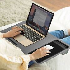Lap Desk Computer Table Stand Laptop Sofa Bed Tray Portable Notebook Phone Slot