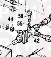 082396 Gas Tap Baxi BRAZILIA