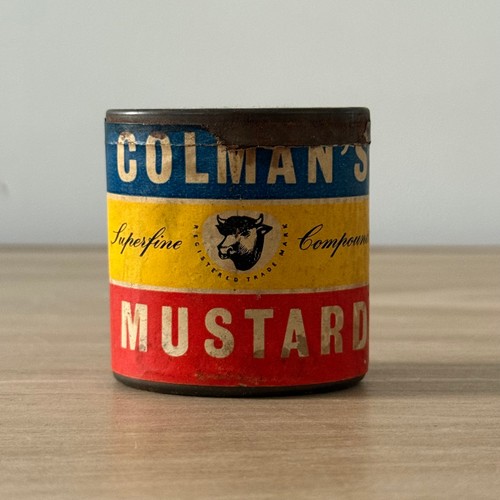 Vintage colman mustard tin - vintage, colman’s