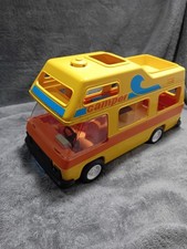 Playmobil Vintage 1977 Yellow Campervan With Accessories