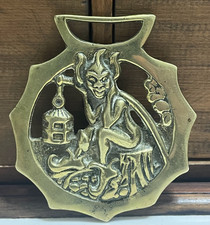 Vintage Brass Pixie Horse