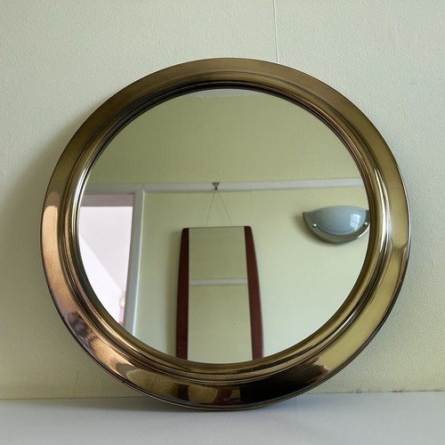 Vintage brass round porthole - round,