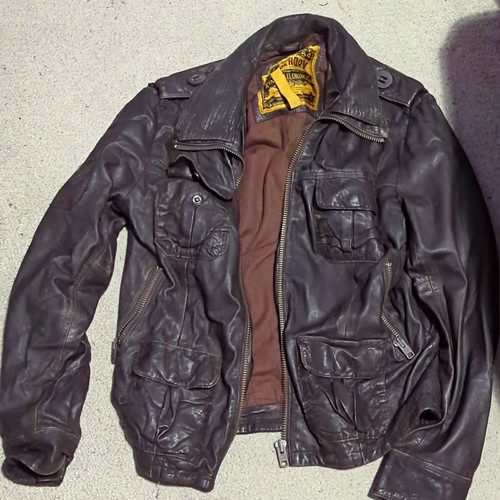 Superdry men brown leather - superdry,