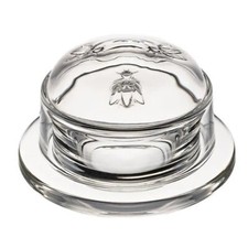 Butter Dish: La Rochere Bee Butter Dish, Glass